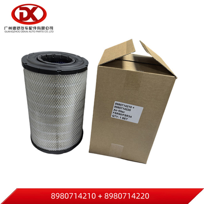 Luchtfilter 8980714210 8 98071421 0 Onderdelen voor vrachtwagenmotoren ISUZU 4HK1 6HH1