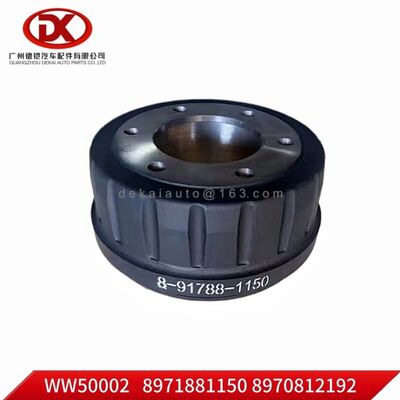 Bremsdrum 8971881150 8970812192 8 97188115 0 8 97081219 2 voor ISUZU 4HG1/4HG1-T/4HE1/4HK1/700P/NPR/NQR Truck Parts